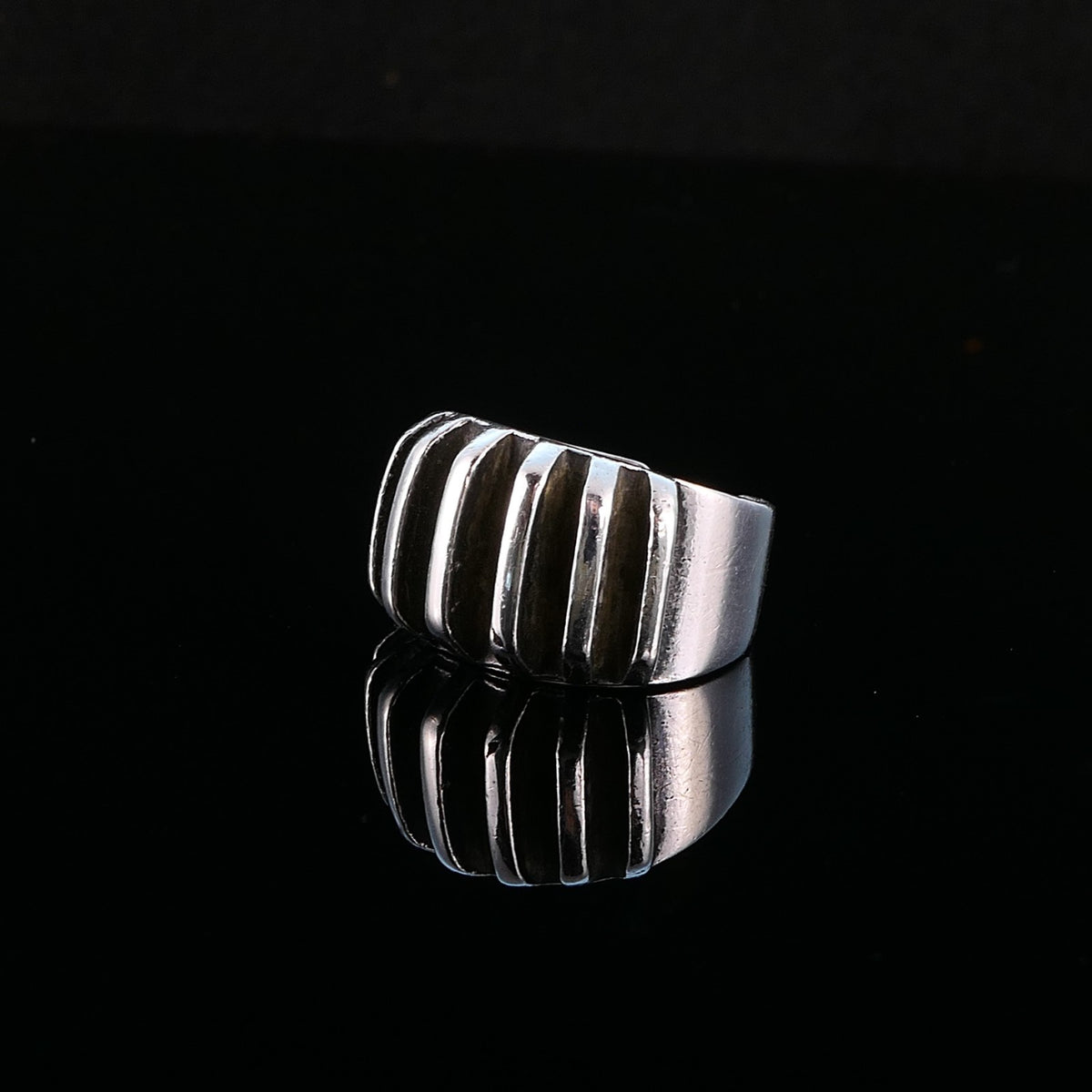 Anna Greter Eker for Plus Studios Silberring 925 Silber Gr. 59 Norway Vintage Modernist