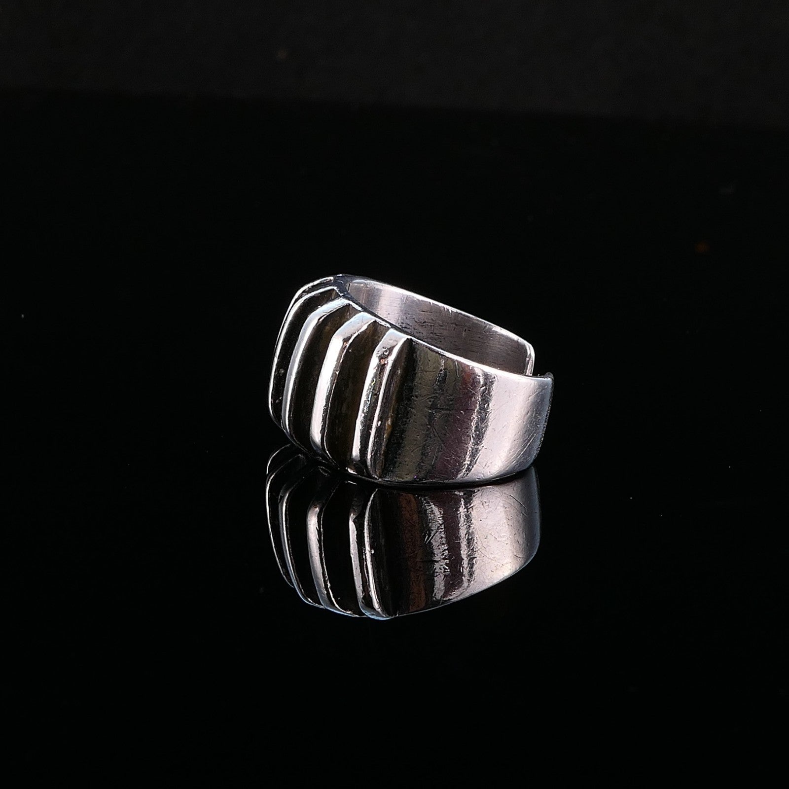 Anna Greter Eker for Plus Studios Silberring 925 Silber Gr. 59 Norway Vintage Modernist
