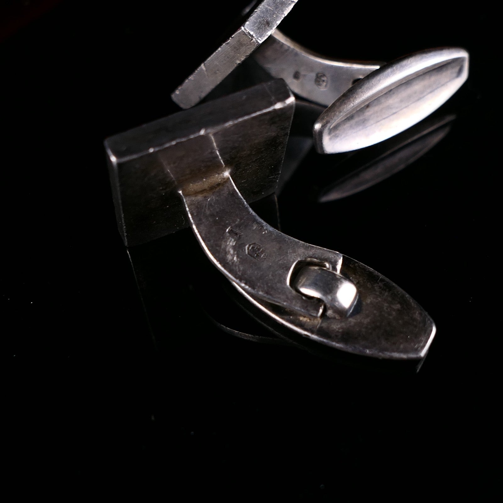 Denmark Nils Erik From Vintage Manschettenknöpfe 925 Sterling Silber 15,7g Alt