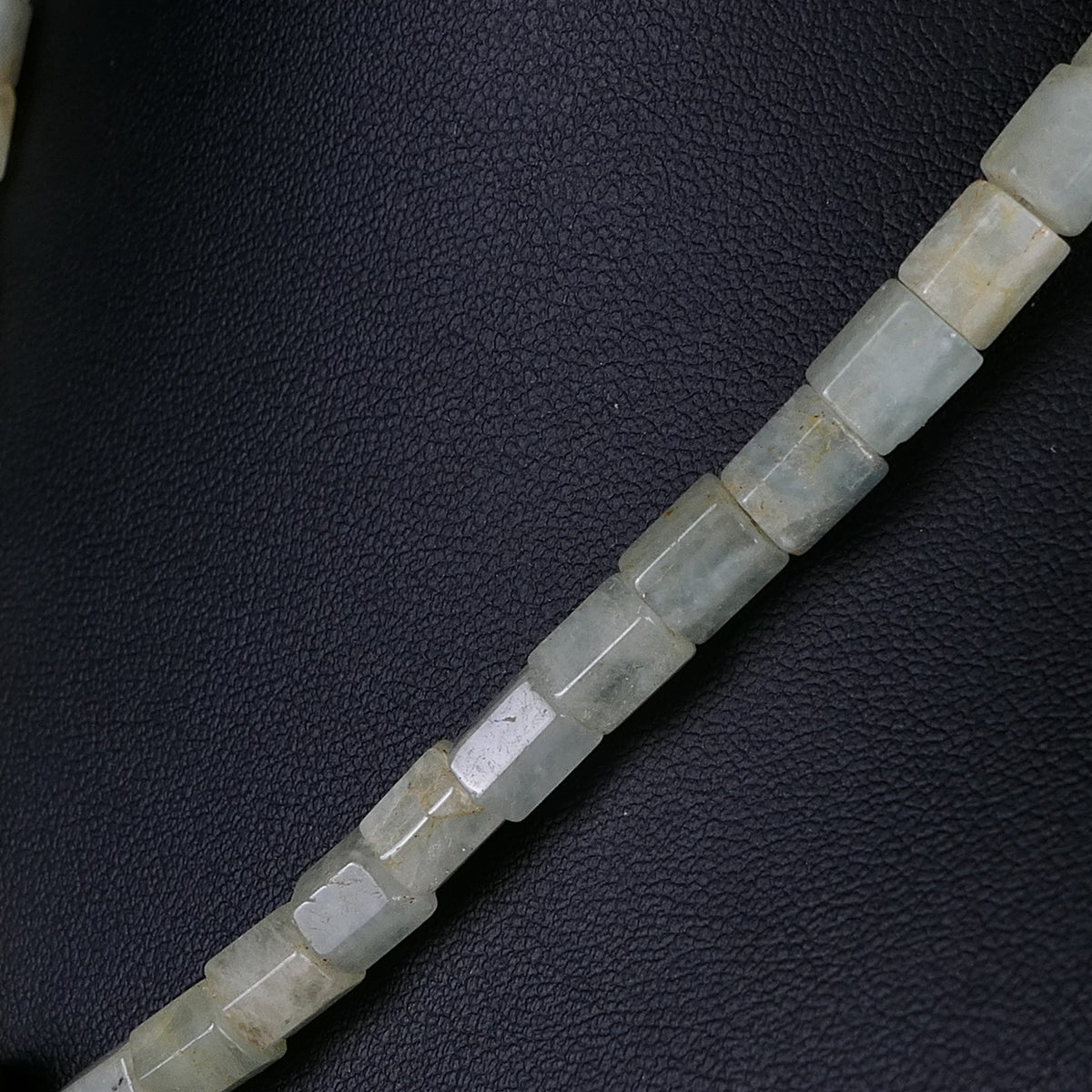 Vintage Boulder Opal & Aquamarin Edelsteinkette 925er Silber Schließe 45cm