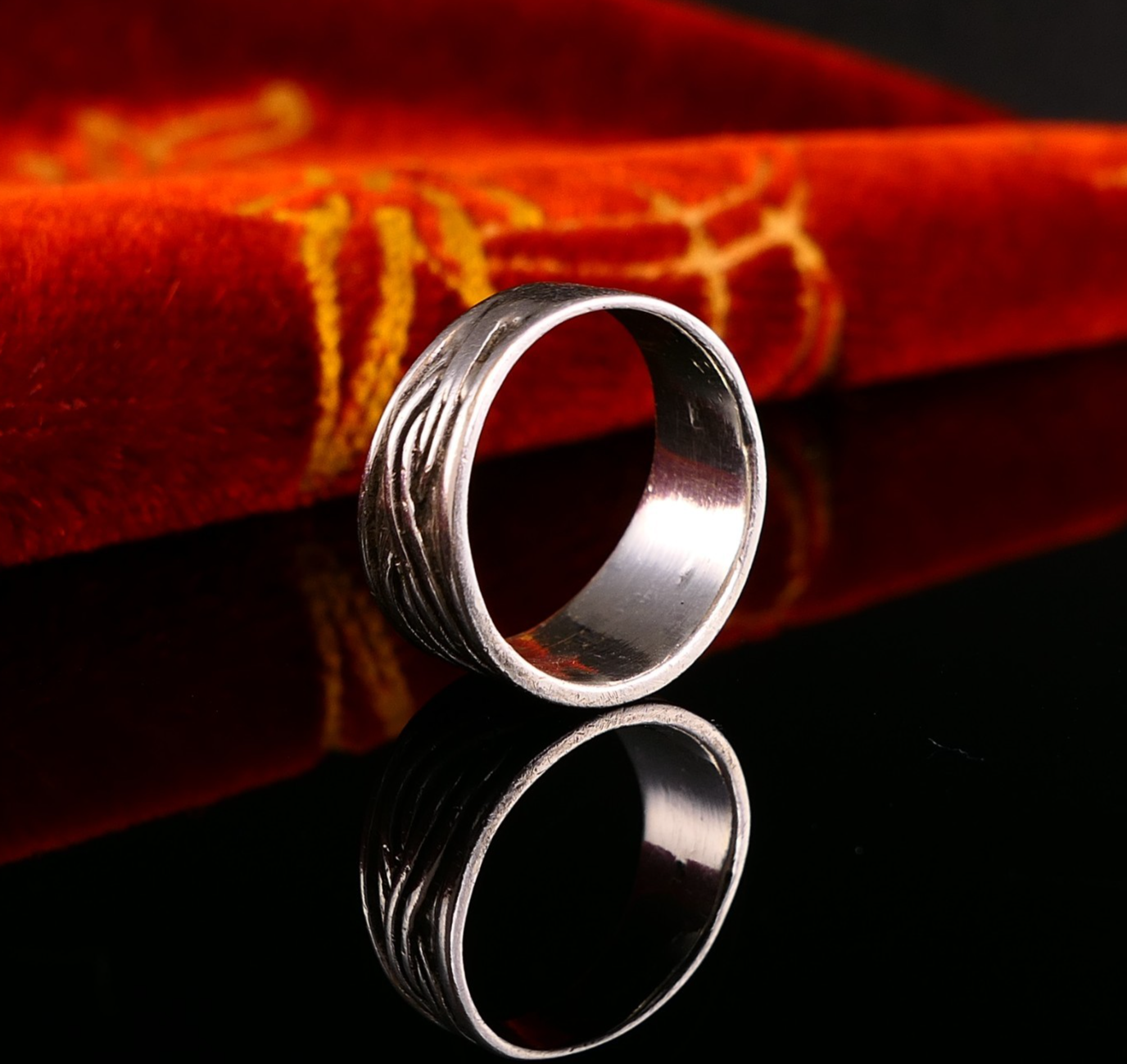 Vintage Silberring Verschlungenes Band Keltic Flecht 925 Silber Gr. 60 (19,1mm)