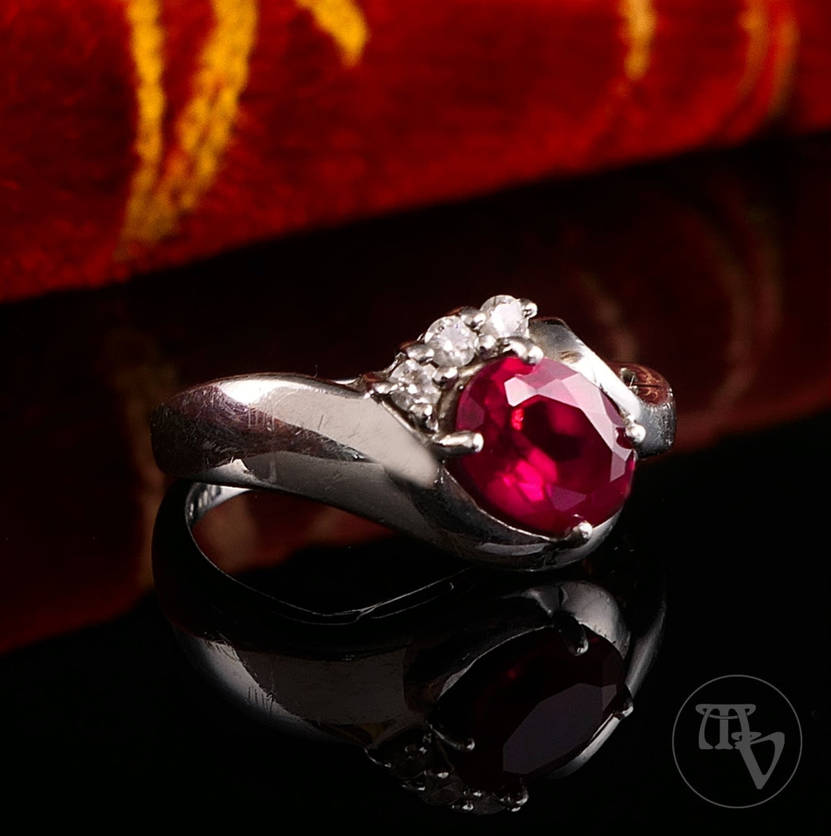 Moderner Silberring Damenring Pink Zirkonia DQCZ 925er Silber Gr. 57 / 18,1mm