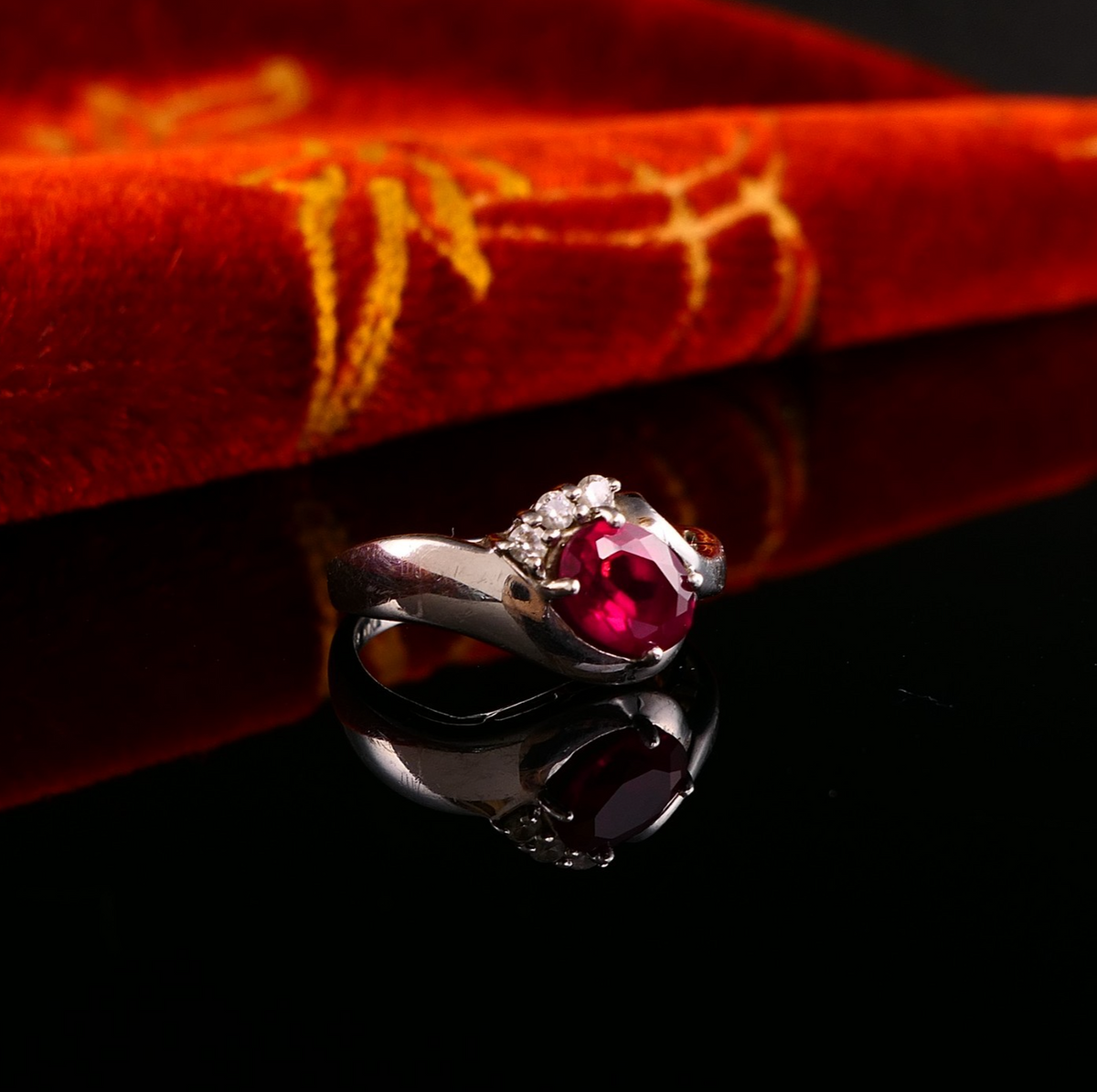 Moderner Silberring Damenring Pink Zirkonia DQCZ 925er Silber Gr. 57 / 18,1mm
