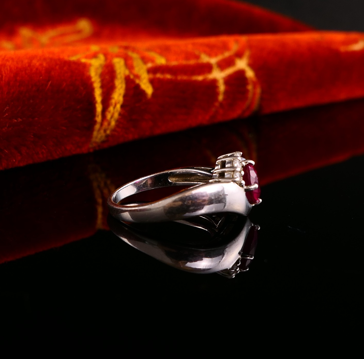 Moderner Silberring Damenring Pink Zirkonia DQCZ 925er Silber Gr. 57 / 18,1mm