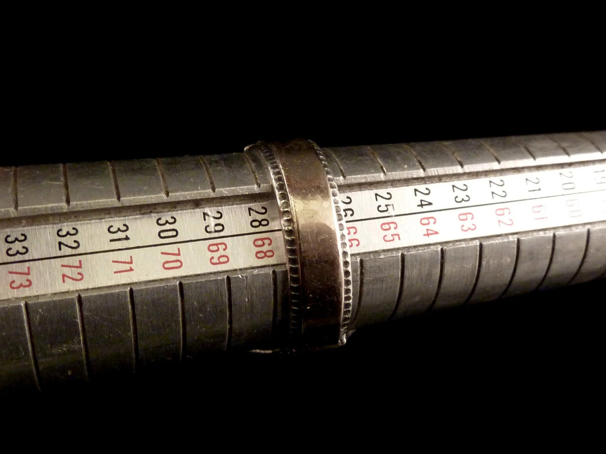Antiker Monogrammring Siegelring Initialen HP / PH Silberring 900 Silber & 333 Gold RG 67 (21,3mm Ø) Vintage Alt