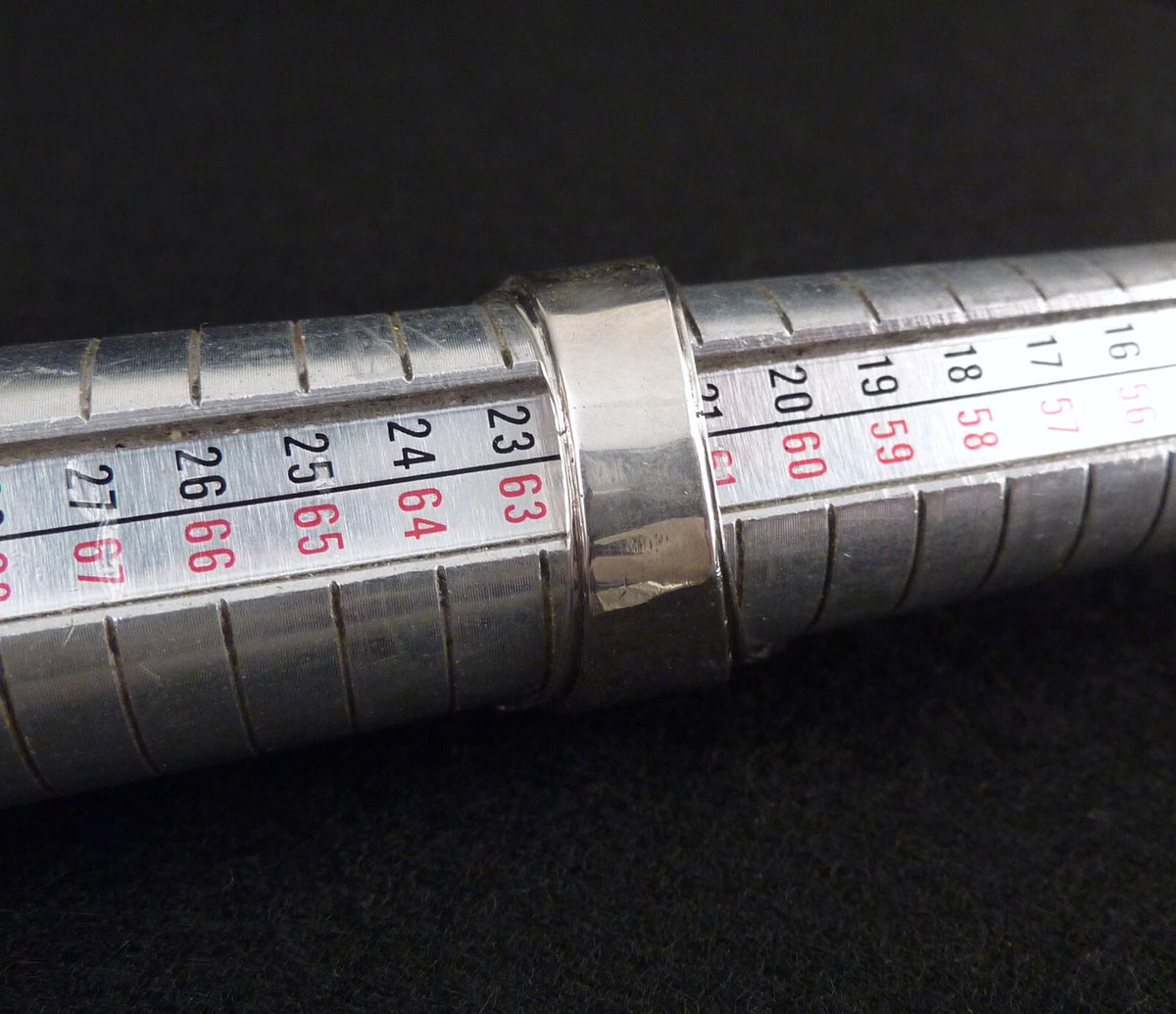 Antiker Monogrammring Siegelring Initialen VW / WV Silberring 900 Silber & 333 Gold RG 62 (19,7 mm Ø) Vintage Alt