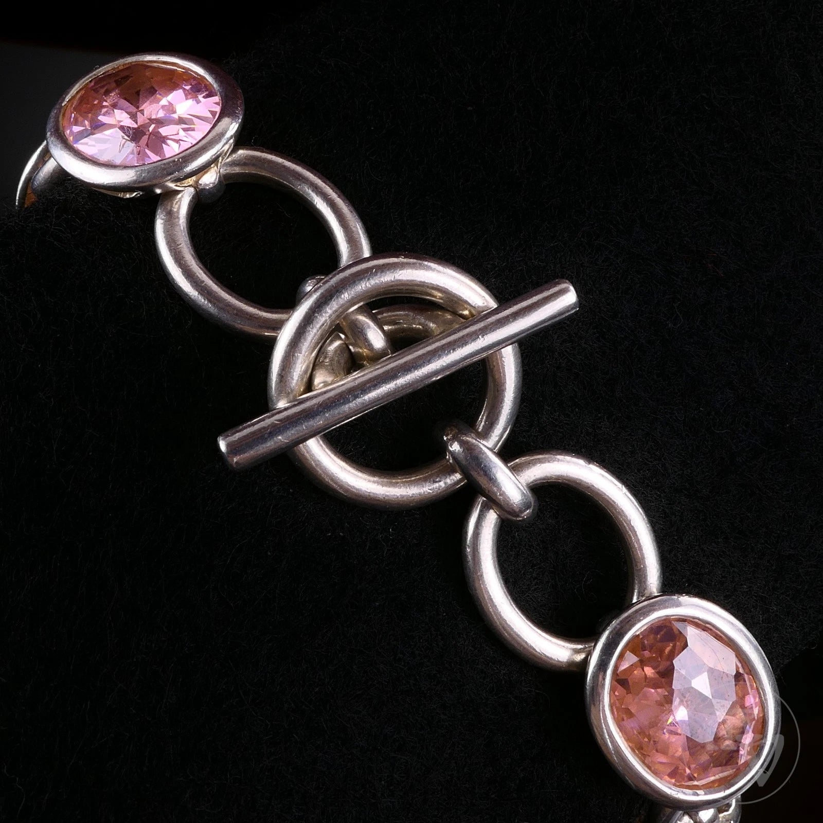 Massives 925 Sterling Silber Armband von Thomas Sabo mit Rosa Zirkonias 925 Silber 19cm 48,2g Vintage