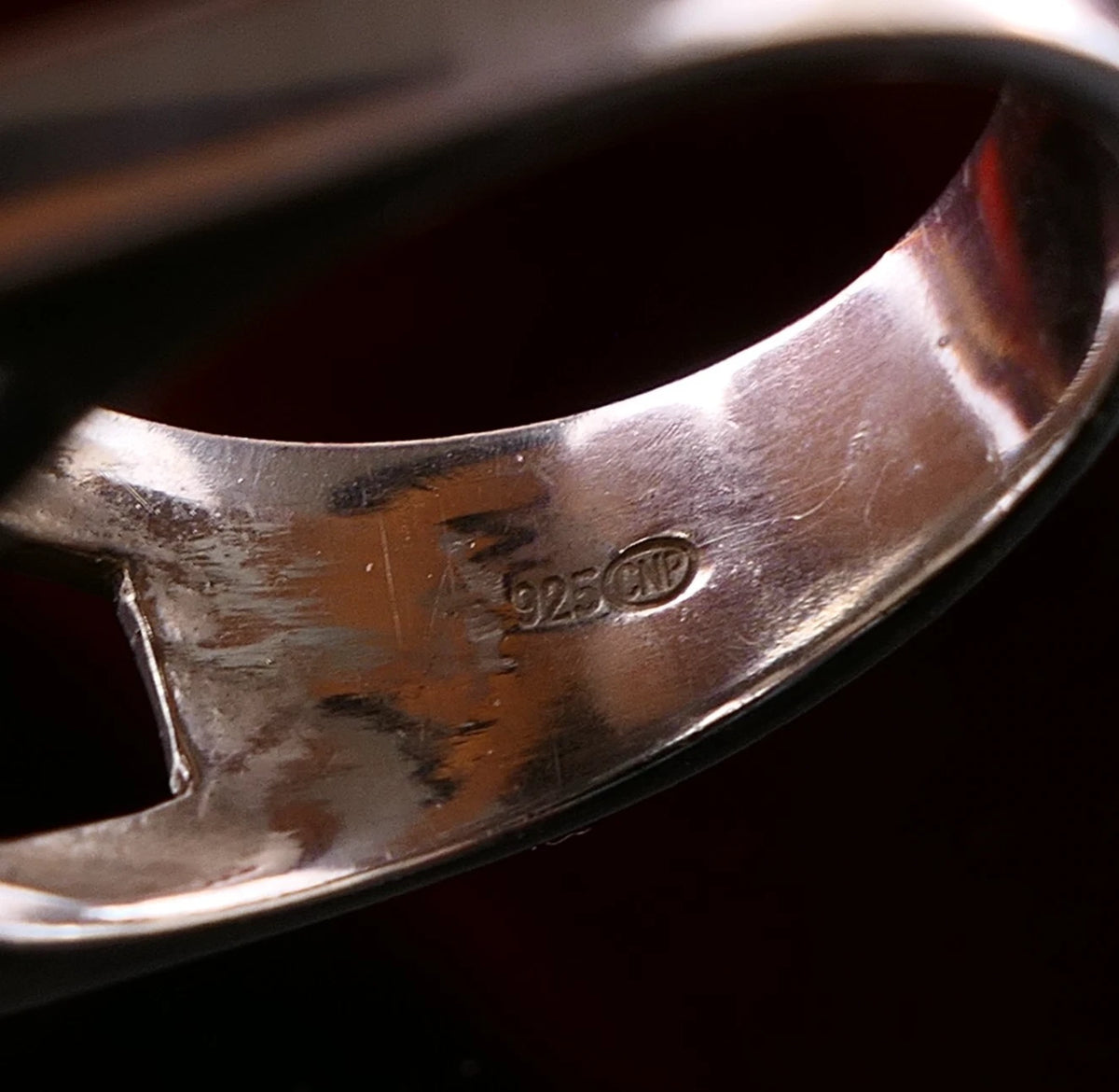 Vintage Monogrammring Siegelring Initialen RD / DR Silberring 925 Silber 64 (20,3 mm Ø) Vintage Alt