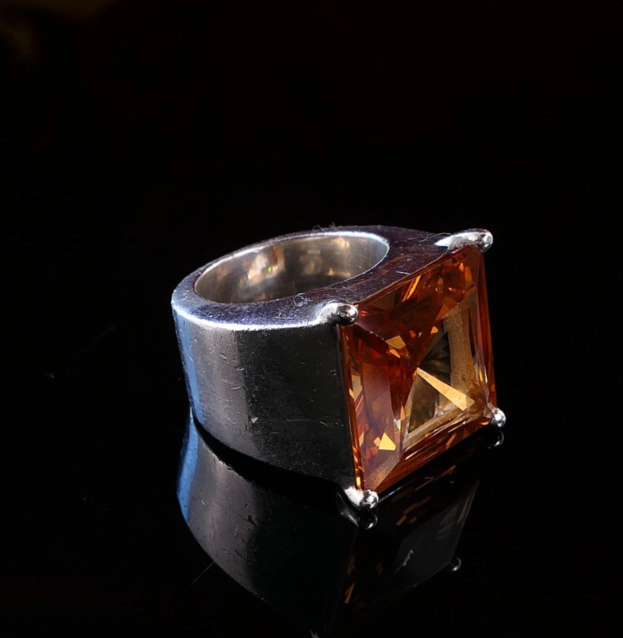 Massiver Statementring von Thomas Sabo Silberring aus 925er Silber RG 54 (17,2 mm Ø)