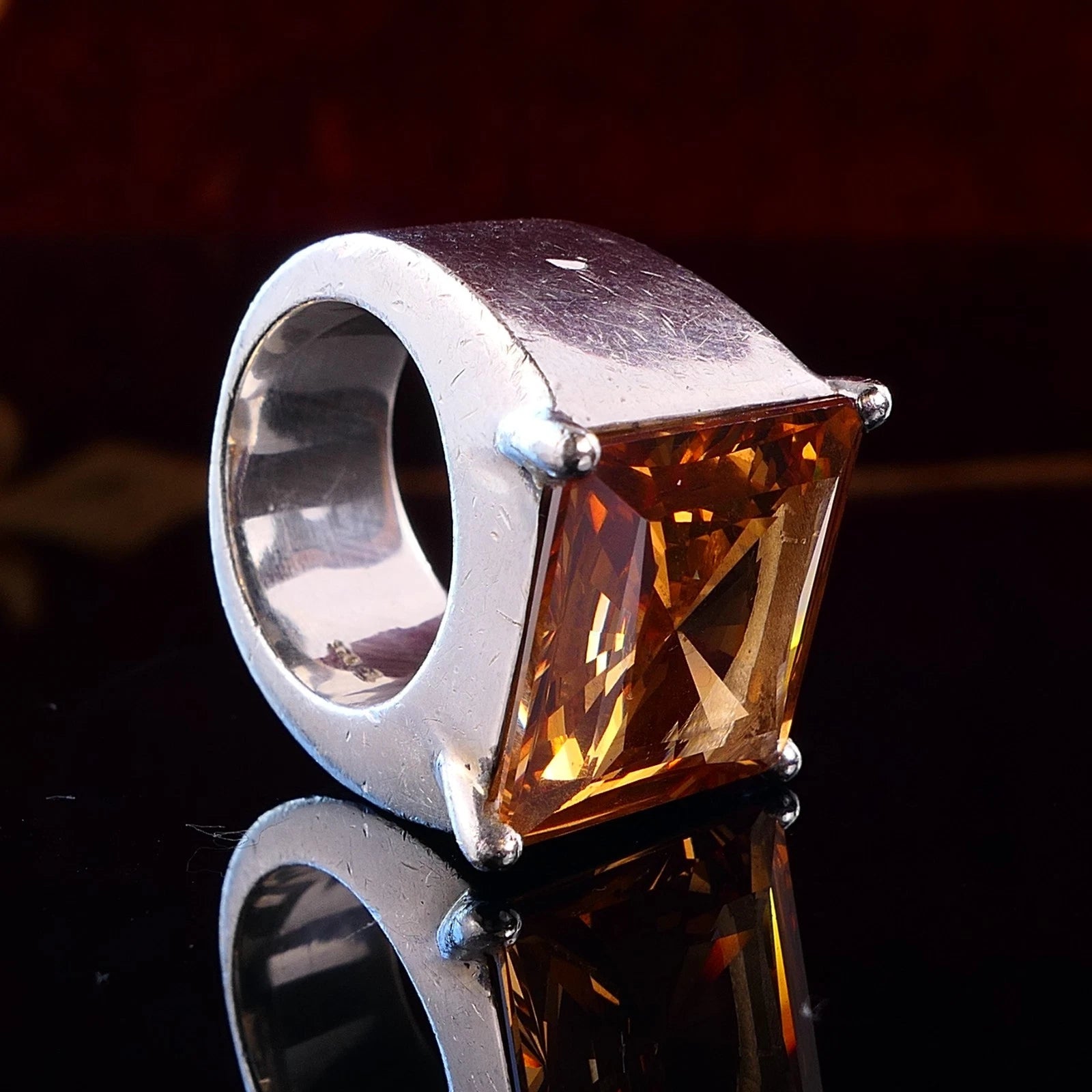 Massiver Statementring von Thomas Sabo Silberring aus 925er Silber RG 54 (17,2 mm Ø)