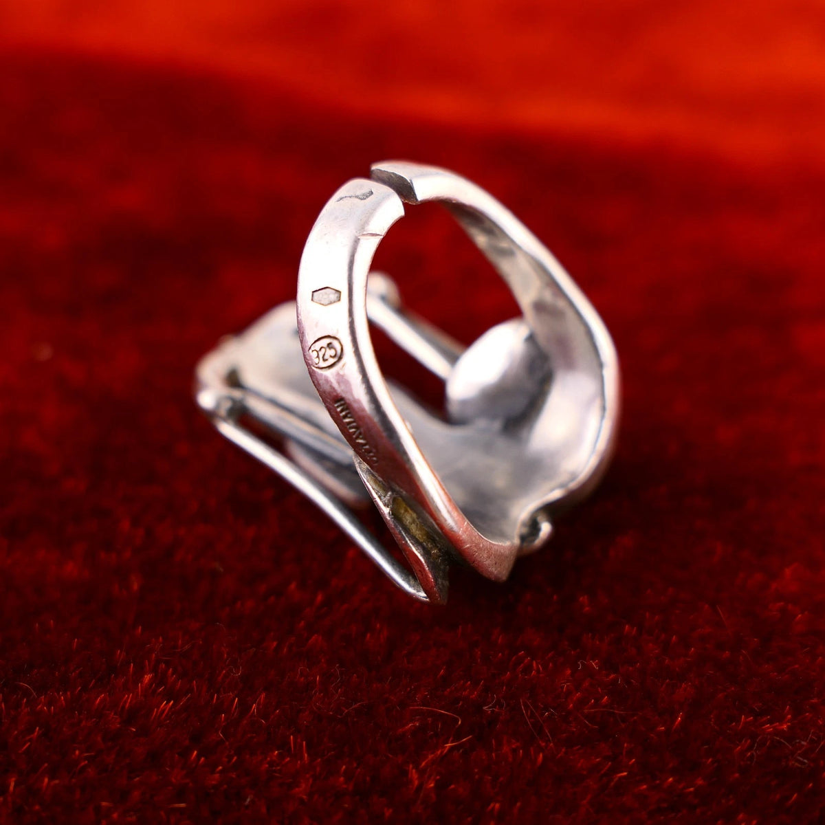 Ottaviani Ring - Italienischer Designer Damenring 925 Silber Vintage Alt Göttin Fee RG 55 (17,5 mm Ø)