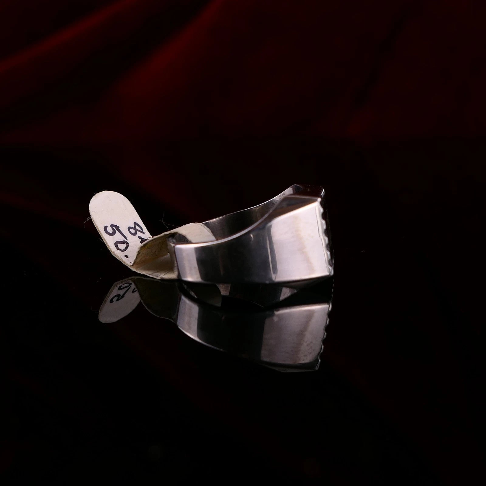 Vintage Monogrammring - Siegelring Initialen Q / O Silberring mind. 800 Silber RG 55 (17,5 mm Ø) Vintage aus Frankreich