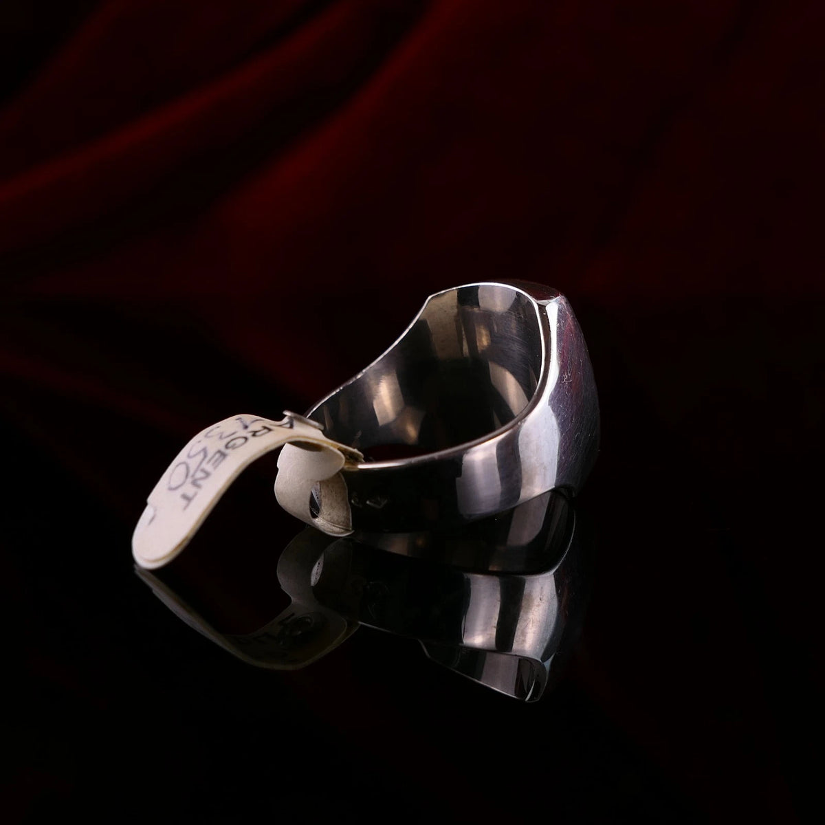 Vintage Monogrammring - Siegelring Initialen LC / CL Silberring mind. 800 Silber RG 61 (19,4 mm Ø) Vintage aus Frankreich