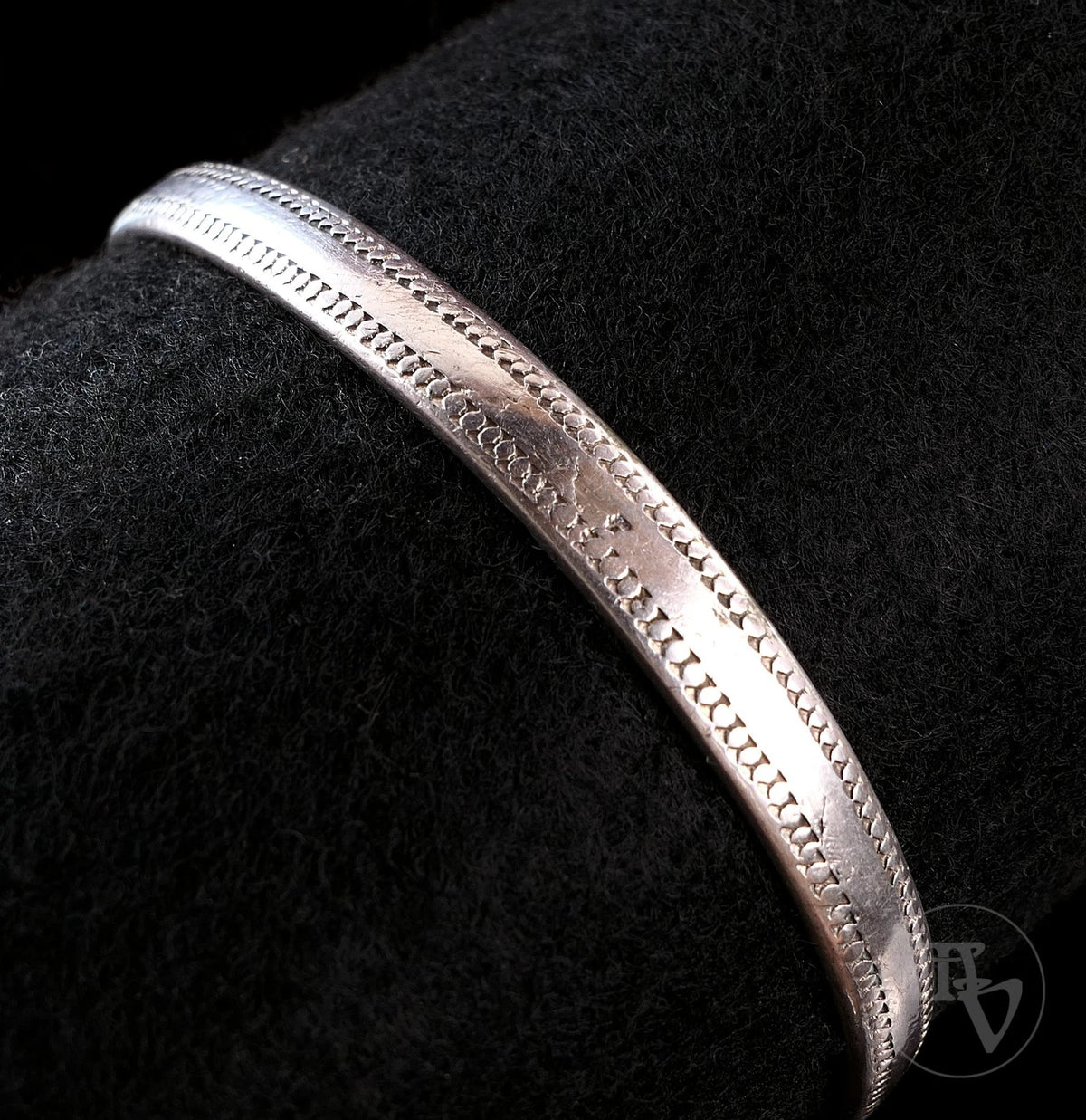 Vintage Armreif - Handarbeits Schlangenarmreif aus mind. 800 Silber - Orientalisch Ethno Handarbeit 18cm Alt