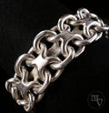 Massives Panzerarmband Silberarmband 925 Silber Länge 20,5cm Gewicht: 179g - Cuban Link Bracelet