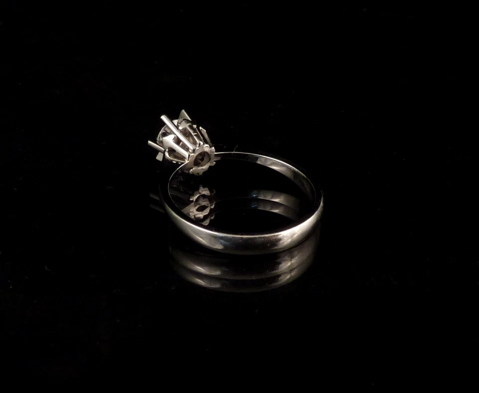 0,50ct(Si) Diamantring aus 750er 18kt Weißgold Gr. 55 17,5mm Damen Weißgoldring Brillantring